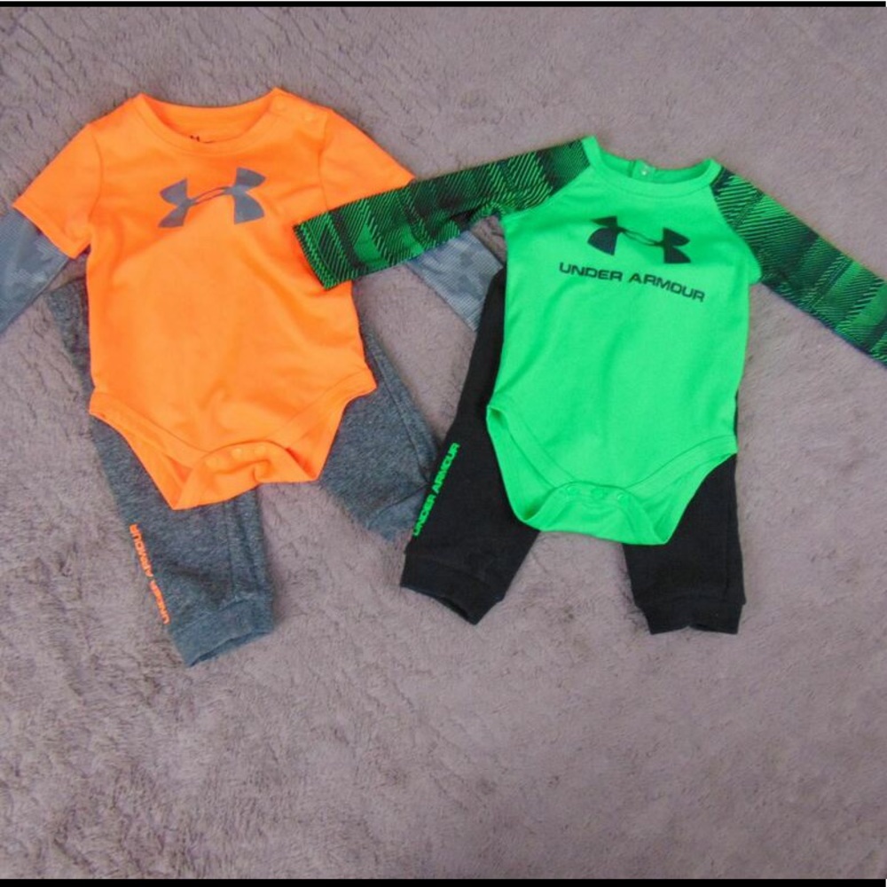 4 Pc. UnderArmour Sweatpants Set 6/9 Month